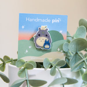 Handmade pin - My Neighbor Totoro