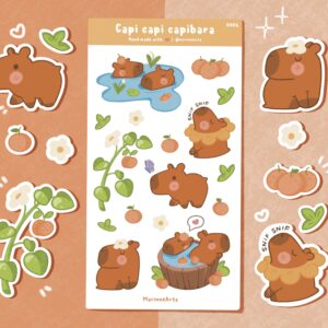 Capybara - Sticker sheet