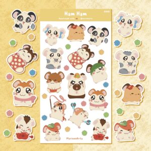 Hamtaro - Sticker sheet