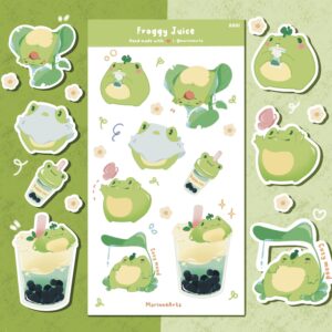 Froggy Juice - Sticker sheet